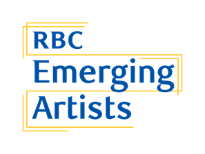 A graphic with text reading RBC Emerging Artists