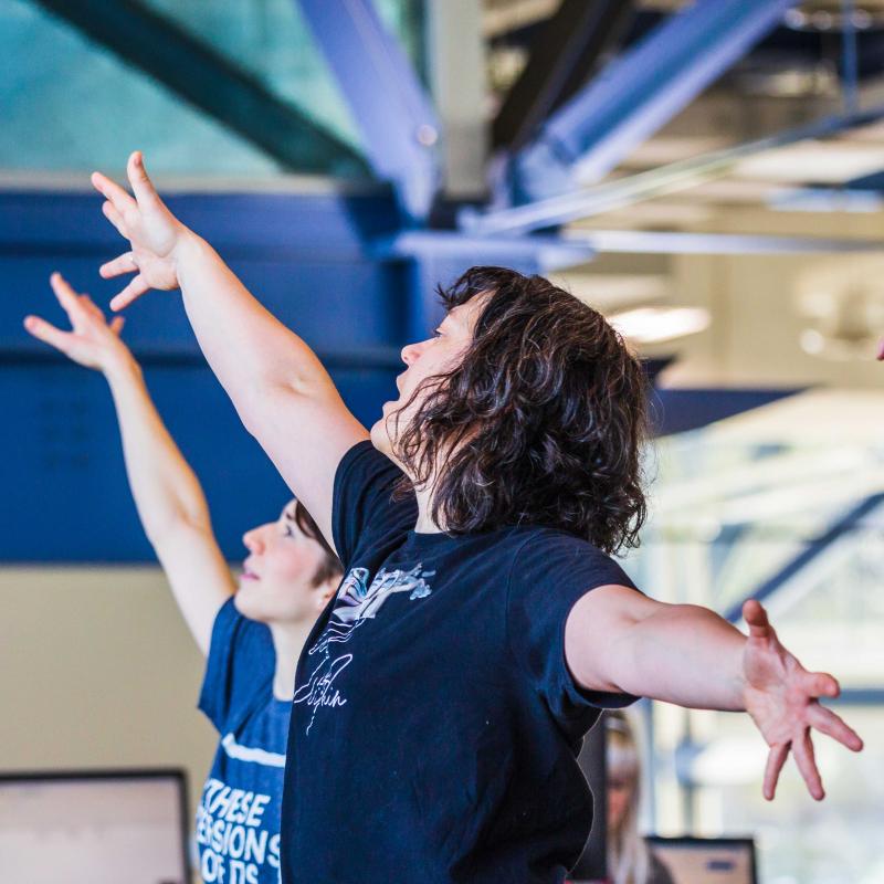 Reaching into space with enthusiasm at the Public Library