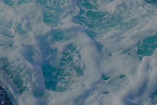 An image of a foamy ocean surface.